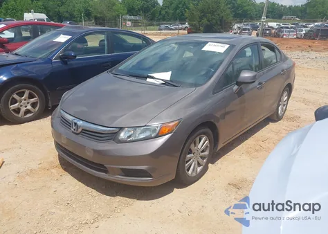 2012 Honda Civic Ex z USA, uszkodzony, nr VIN 2HGFB2F8XCH544536